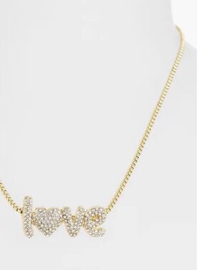 NEW BaubleBar Gold Love Necklace